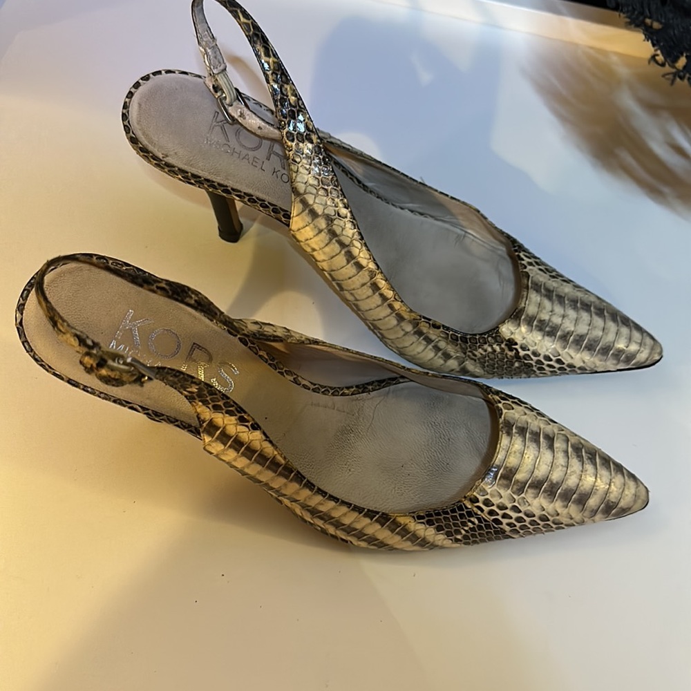 Kors Michael Kors Python slingback - Picture 2 of 6